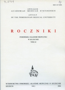 Annales Academiae Medicae Stetinensis = Roczniki Pomorskiej Akademii Medycznej w Szczecinie. 2006, 52, 2