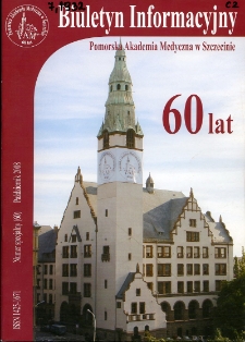 Biuletyn Informacyjny : Pomorska Akademia Medyczna w Szczecinie. Nr specjalny (60), Październik 2008