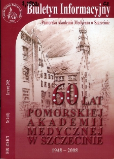 Biuletyn Informacyjny : Pomorska Akademia Medyczna w Szczecinie. Nr 3 (61), Listopad 2008