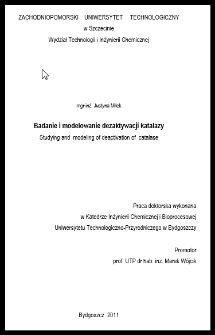 Badanie i modelowanie dezaktywacji katalazy