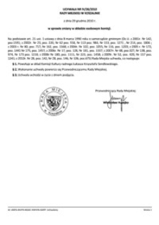 Uchwała Rady Miejskiej w Koszalinie nr IV/26/2010