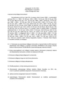 Uchwała Rady Miejskiej w Koszalinie nr VI/59/2011