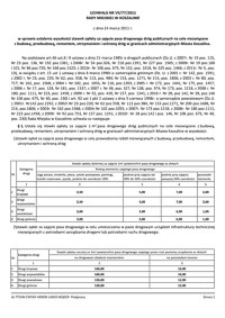 Uchwała Rady Miejskiej w Koszalinie nr VII/77/2011