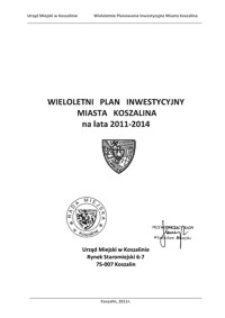 Uchwała Rady Miejskiej w Koszalinie nr XI/117/2011