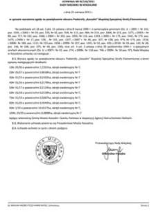 Uchwała Rady Miejskiej w Koszalinie nr XI/118/2011