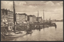 Stettin, Hafenpartie am Fischbollwerk