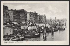 Stettin, Hafenpartie mit Fischbollwerk