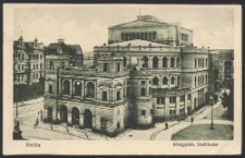 Stettin, Königsplatz, Stadttheater