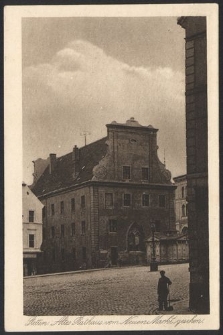 Stettin, Altes Rathaus vom Neuen Markt gesehen