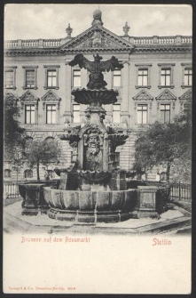 Stettin, Brunnen auf dem Rossmarkt