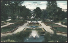 Stettin, Partie in den Anlagen