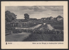 Stettin, Motiv aus den Anlagen im Quistorp=Park (Westend)