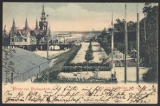 Gruss aus Heringsdorf, Blick vom Strandcasino nach Ahlbeck