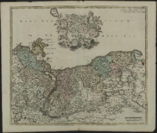Ducatus Pomeraniae Tabula Generalis, in qua sunt Ducatus Pomeraniae, Stettinensis, Cassubiae, Vandaliae et Bardensis, Principatus Rugiae ac Insulae, Comitatus Guskoviensis, et Dominia Louwenburgense, Wolgastense et Butoviense