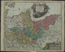 Marchionatus Brandenburgensis in quo sunt Vetus, Media et Nova Marchia et Ducatus PomeraniaeTabula quae est pars septentrionalis Circuli Saxoniae Superioris