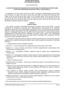 Uchwała Rady Miejskiej w Koszalinie nr XIV/158/2011