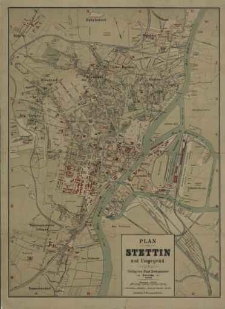 Plan von Stettin und Umgegend