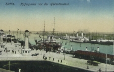 Stettin, Hafenpartie vor der Hakenterrasse