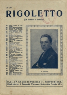 Rigoletto : (La donna e mobile)