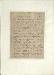 Listy Stanisława Ignacego Witkiewicza do żony Jadwigi z Unrugów Witkiewiczowej. List z 23.03.1923