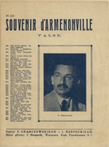 Souvenir d'Armenonville : valse