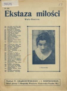 Ekstaza miłości : walc-boston