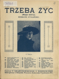 Trzeba żyć : romans cygański