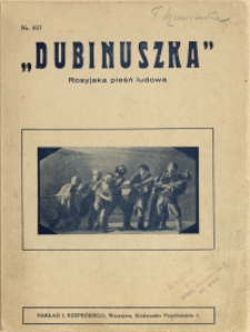 Dubinuszka : rosyjska pieśń ludowa
