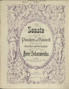 Sonate : in E moll : für Pianoforte und Violoncell : Op. 46