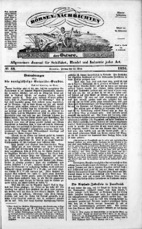 Börsen-Nachrichten der Ost-See : allgemeines Journal für Schiffahrt, Handel und Industrie jeder Art. 1838 Nr. 42