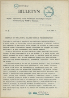 Biuletyn : Tymczasowy Zarząd Niezależnych Samorządnych Związk&oacute;w Zawodowych przy WiMBP w Szczecinie. 1980 nr 3