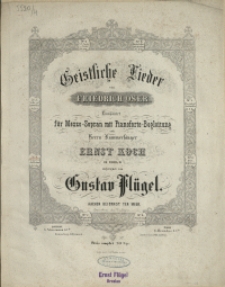 Geistliche Lieder von Friedrich Oser : Op. 52 No 4, Unbekannt und doch bekannt