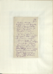 Listy Stanisława Ignacego Witkiewicza do żony Jadwigi z Unrugów Witkiewiczowej. List z 06.04.1923