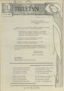 Biuletyn : Tymczasowy Zarząd Niezależnych Samorządnych Związk&oacute;w Zawodowych przy WiMBP w Szczecinie. 1981 nr 10
