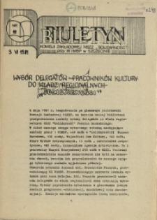Biuletyn : Tymczasowy Zarząd Niezależnych Samorządnych Związków Zawodowych przy WiMBP w Szczecinie. 1981 nr 11
