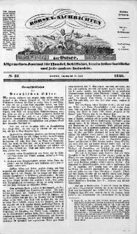 Börsen-Nachrichten der Ost-See : allgemeines Journal für Schiffahrt, Handel und Industrie jeder Art. 1840 Nr. 55