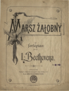 Marsz żałobny : na fortepian