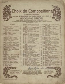 Sous sa fen&ecirc;tre : s&eacute;r&eacute;nade : op. 339