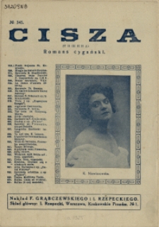 Cisza = Tišina : romans cygański