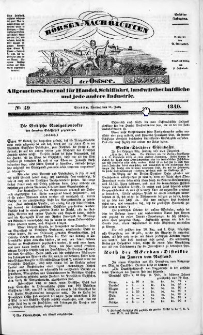 Börsen-Nachrichten der Ost-See : allgemeines Journal für Schiffahrt, Handel und Industrie jeder Art. 1840 Nr. 59