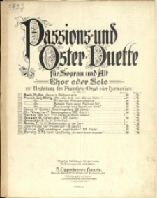 Charfreitag "So warst du nie vergessen" : Op. 84
