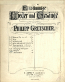 Dichtergold : Op. 26