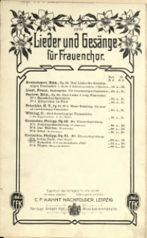 Schöne Nacht : Op. 51 No 1