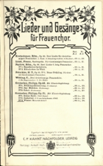 Winter : Op. 51 No 3