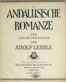 Andalusische Romanze : für Violine und Klavier