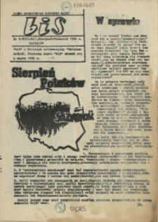BiS : biuletyn Informacyjny NSZZ "Solidarność" Regionu Pomorza Zachodniego. 1986 nr 8-9