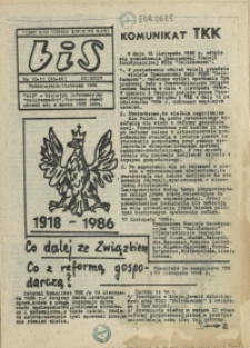 BiS : biuletyn Informacyjny NSZZ "Solidarność" Regionu Pomorza Zachodniego. 1986 nr 10-11
