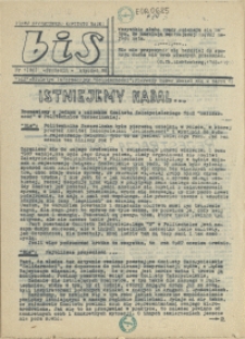 BiS : biuletyn Informacyjny NSZZ "Solidarność" Regionu Pomorza Zachodniego. 1988 nr 1