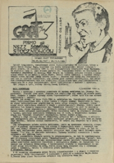 Grot : pismo NSZZ "Solidarność" Stoczniowców. 1984 nr 16