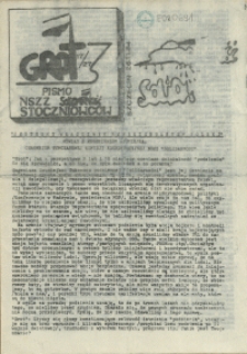 Grot : pismo NSZZ "Solidarność" Stoczniowców. 1984 nr 17